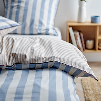 Södahl Parallel sengetøj blå 140x220 cm