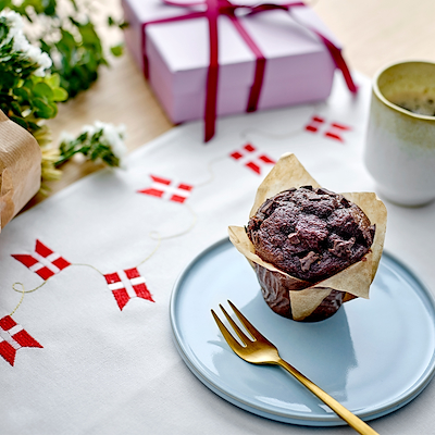 Södahl Tillykke dækkeserviet hvid 33x48 cm 2 stk.