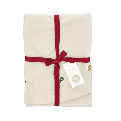 Södahl Christmas Hearts juletræstæppe beige 110 cm