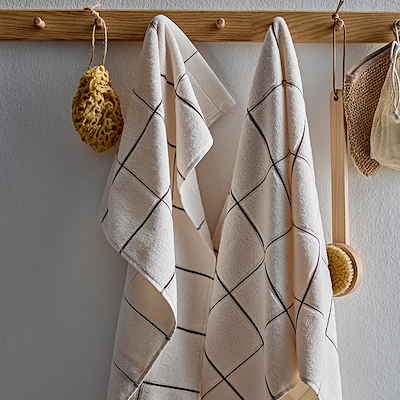 Södahl Vista håndklæde offwhite 50x100 cm