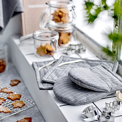 Södahl Organic Line miniovnhandske stone grey 1 stk.