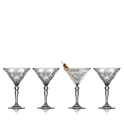 Lyngby Glas Melodia martiniglas 4 stk. 21 cl