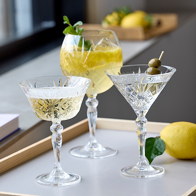Lyngby Glas Melodia martiniglas 4 stk. 21 cl