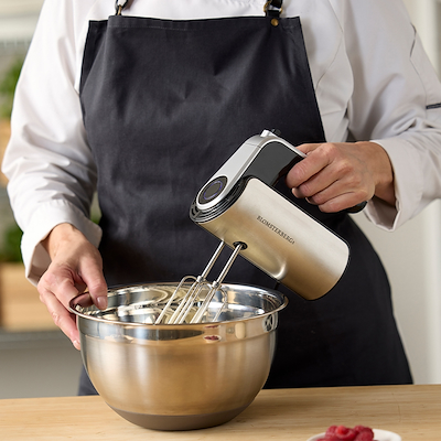 Blomsterberg røreskål stål med silikonebund 1,5 liter