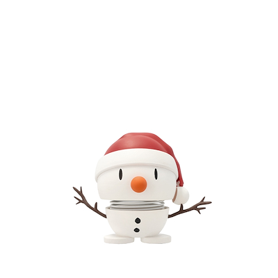 Hoptimist Soft Santa Bumble Snowman hvid 6,9 cm