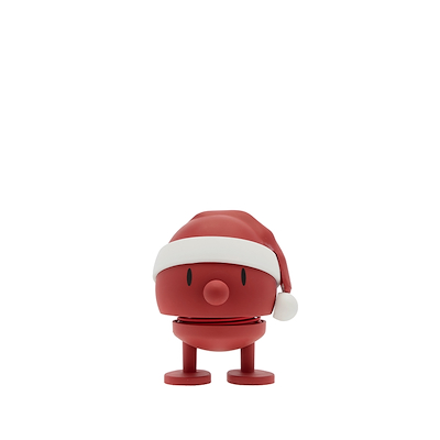 Hoptimist Soft Santa Bumble rød 7,2 cm