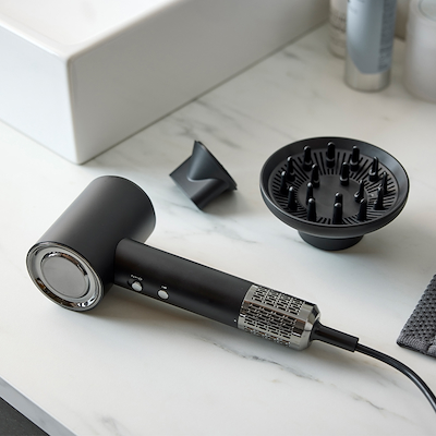 Nordic Sense hårtørrer sort 1600 watt