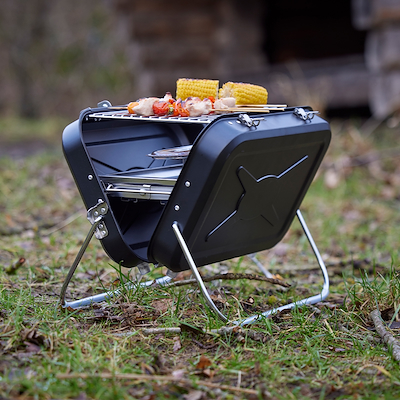 Xplore It To Go BBQ gasgrill grå 40x31,5x32 cm