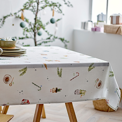 Södahl Christmas Days dug hvid 140x350 cm