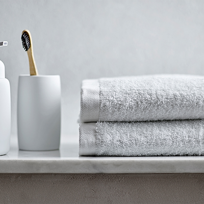 Södahl Organic Comfort håndklæde white 40x60 cm