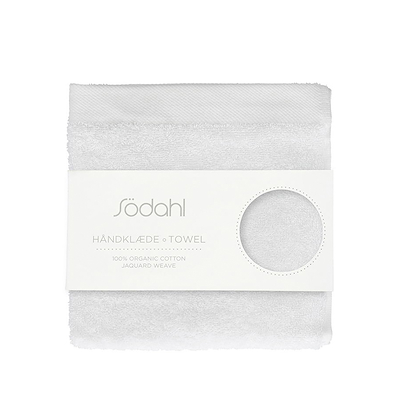 Södahl Organic Comfort håndklæde white 40x60 cm