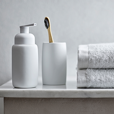 Södahl Organic Comfort håndklæde hvid 70x140 cm
