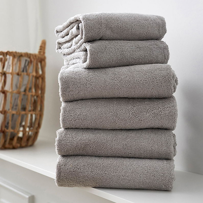 Södahl Organic Comfort vaskeklud lysegrå 30x30 cm