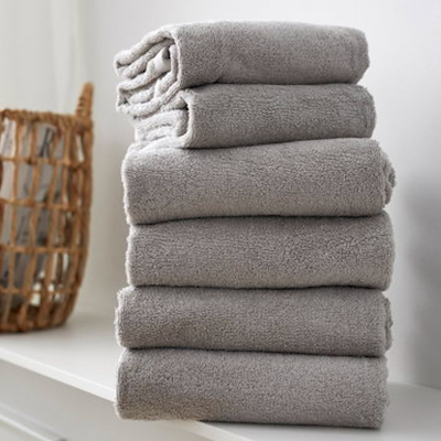 Södahl Organic Comfort håndklæde lysegrå 50x100 cm