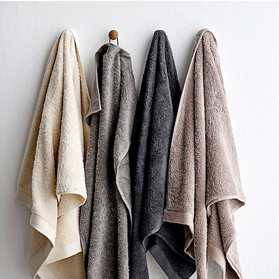 Södahl Organic Comfort håndklæde taupe 40x60 cm