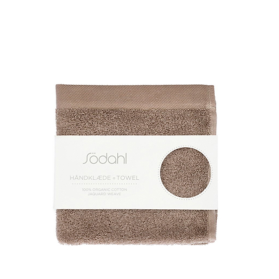 Södahl Organic Comfort håndklæde taupe 40x60 cm