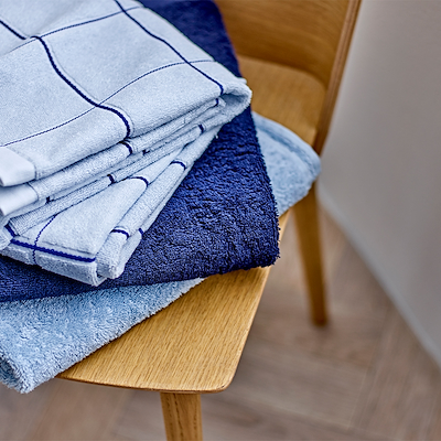 Södahl Organic Comfort vaskeklud linen blue 30x30 cm