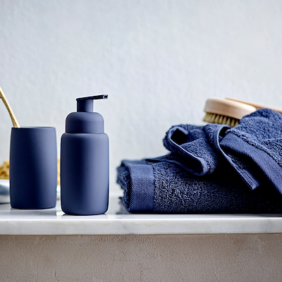 Södahl Organic Comfort vaskeklud navy blue 30x30 cm