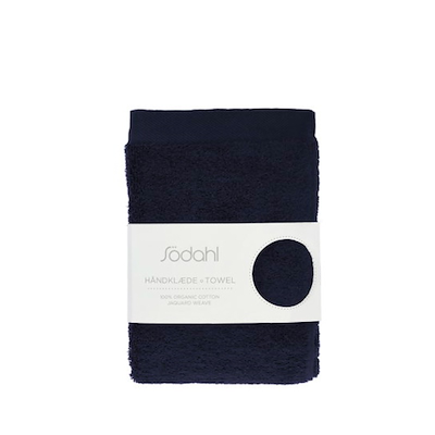 Södahl Organic Comfort håndklæde navy 50x100 cm