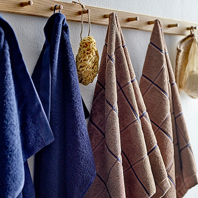 Södahl Comfort Organic håndklæde marineblå 50x100 cm