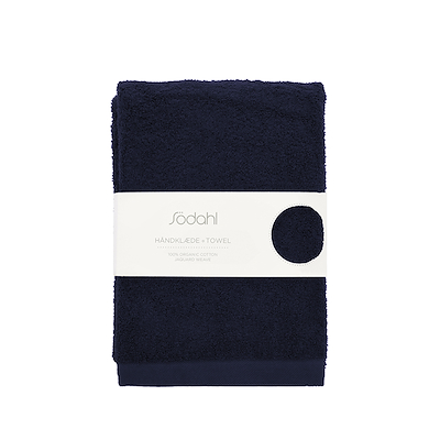 Södahl Comfort Organic håndklæde navy blue 70x140 cm
