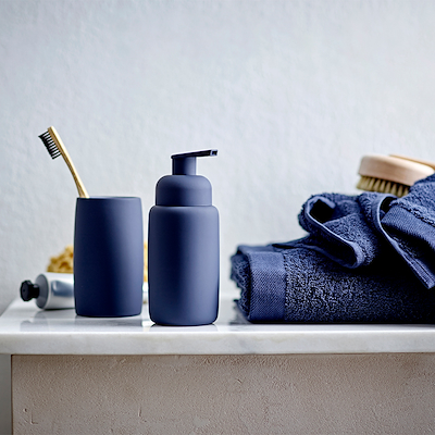 Södahl Comfort Organic håndklæde navy blue 70x140 cm