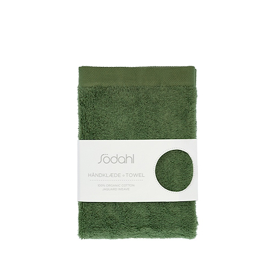 Södahl Organic Comfort håndklæde grøn 50x100 cm