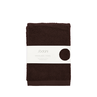 Södahl Comfort Organic håndklæde coffee brown 70x140 cm