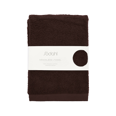 Södahl Organic Comfort håndklæde coffee brown 70x140 cm