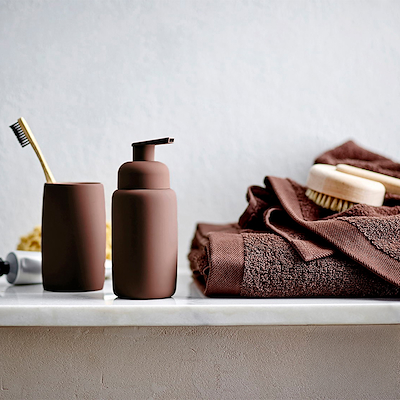 Södahl Organic Comfort håndklæde coffee brown 70x140 cm