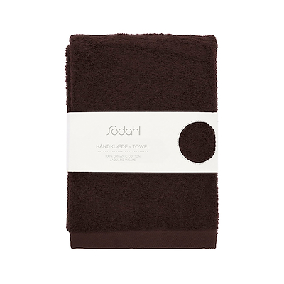 Södahl Organic Comfort håndklæde coffee brown 70x140 cm