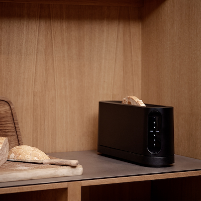 Jacob Jensen Long Slot brødrister sort 850 watt