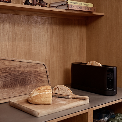 Jacob Jensen Long Slot brødrister sort 850 watt