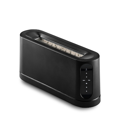 Jacob Jensen Long Slot brødrister sort 850 watt