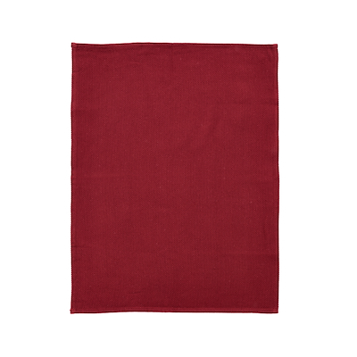 Bastian Tekstiler Diamond viskestykke rumba red 70x50 cm