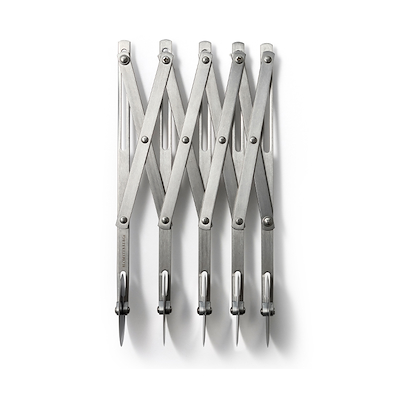 Blomsterbergs dejspore med 5 hjul stål