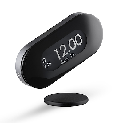 Jacob Jensen vækkeur sort