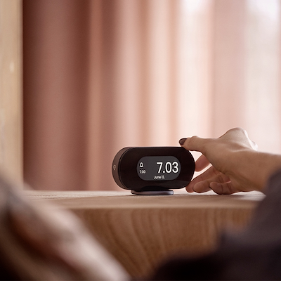 Jacob Jensen vækkeur sort