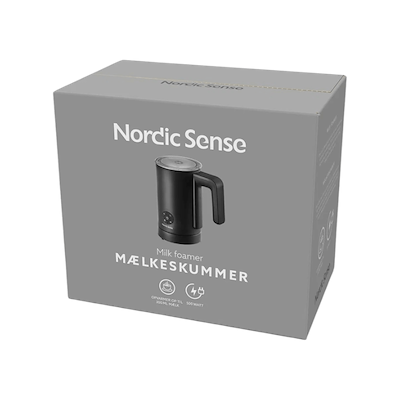 Nordic Sense mælkeskummer mat sort 420 watt
