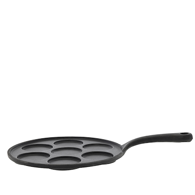 Holm blinispande i støbejern sort Ø23,5 cm