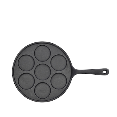 Holm blinispande i støbejern sort Ø23,5 cm