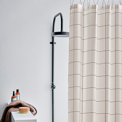 Södahl Vista badeforhæng offwhite 180x220 cm