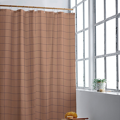 Södahl Vista badeforhæng taupe 180x220 cm