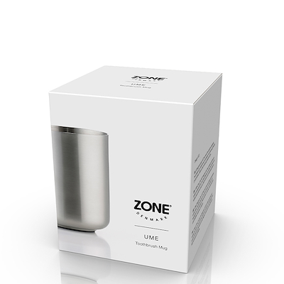Zone Ume tandbørstekrus stål farve