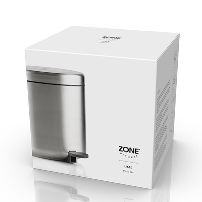 Zone Ume pedalspand stål farve 4 liter