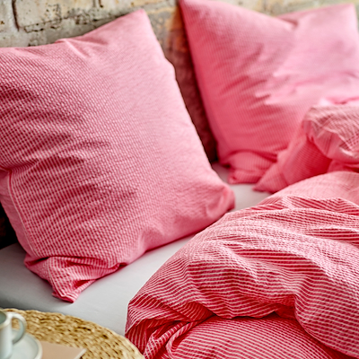 Södahl Cheerful sengetøj pink 140x220 cm