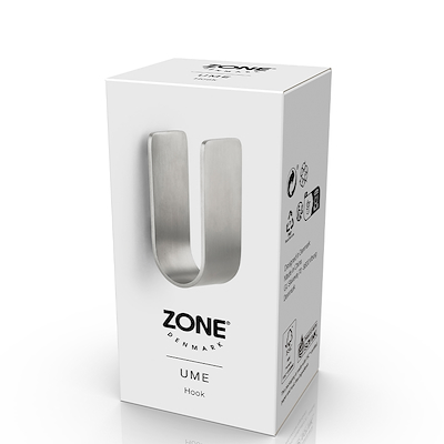 Zone Ume krog stål 3,5 x 3,4 x 8 cm