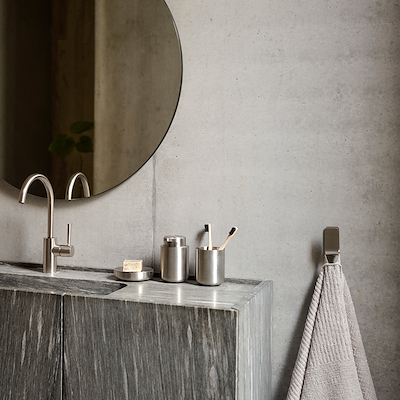 Zone Ume krog stål 3,5 x 3,4 x 8 cm