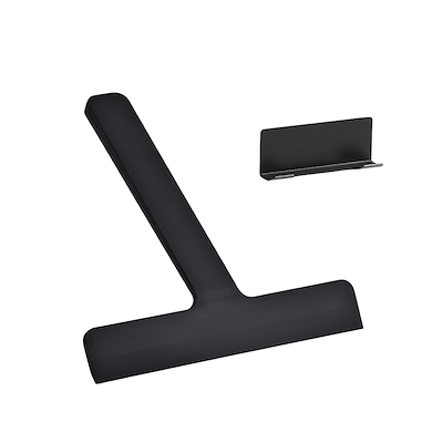 Zone Ume skraber sort inkl. holder 24x22x2,2 cm