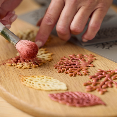 Blomsterbergs tuileform blad latte silikone 27.8x6 cm